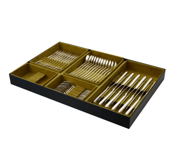 Flatware set for 6 people (36 pieces) Marly Silver plated